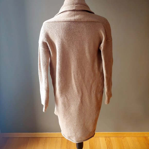 [SOLD] Babaton Thackeray Sweater Cardigan Coatigan Constant Camel - Picture 6 of 16